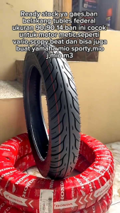 BAN FEDERAL VARIO BEAT MIO SCOOPY TERBARU RING 14 TUBELES