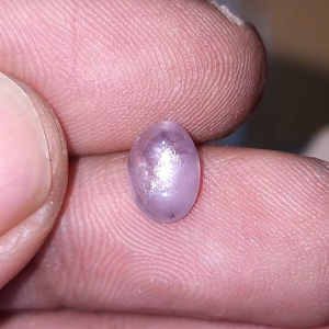 Batu natural light purple star sapphire ceylon safir srilanka no treatment