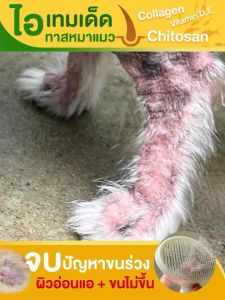 คู่ฟื้นฟูผิวหนังเส้นขนสุนัขและแมว Milk Spray ขนนุ่มฟู