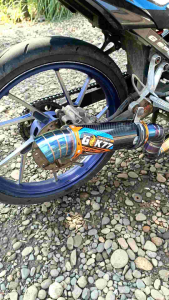 Knalpot Racing Satria Vixion R15V2 Cbr150r cb150r sonic mx Satria supra gtr Byson Gaok Ck-1 carbon