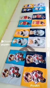 kaos anak Teddy bear 1-12 thn SERIES 3
