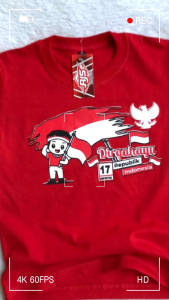 Baju anak anak dirgahayu RI 17 agustus kaos kemerdekaan