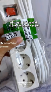 Stop Kontak Kabel 10 Meter 10M 4 Lubang MYVO SNI
