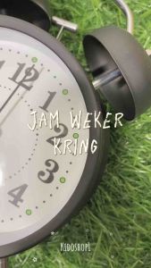 COD- Jam Beker Ukuran Besar Besi Crhome/Weker Alarm Bunyi Nyaring kring