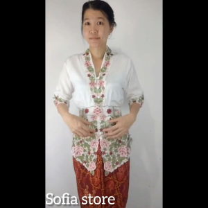 Atasan Saja Kebaya Encim Moderen Bordir Remaja Dewasa Anya