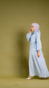 EVELYNE DRESS by Nadheera luxury Gamis dress muslim Rayon premium motif dress wanita fashion muslim perempuan busui wudhu friendly terbaru