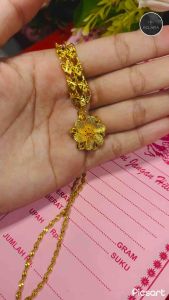 ECLATIA!! Kalung wanita emas muda kadar 35% kalung mewah elegan