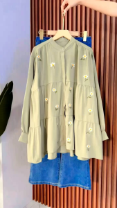 Atasan Babydoll Bordir Bunga: Pakaian Wanita Berkualitas Tinggi