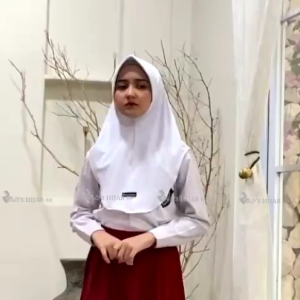 hijab sekolah sd / kerudung sekolah sd jilbab pet bergo hamidah instan trbaru
