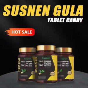 LOCAL COF Susnen  GULAGULA Candy 60 tablets of crushing candy