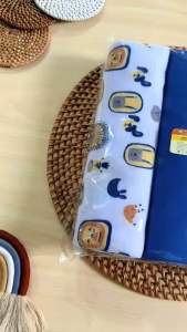 Seri DENIM - 3 PCS Bedong Motif UK Jumbo 90x110cm Bahan Kaos SNI