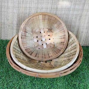 กระจาด ไม้ไผ่ มี 3 ขนาด 141311 นิ้ว แยกรายการสั่งซื้อ