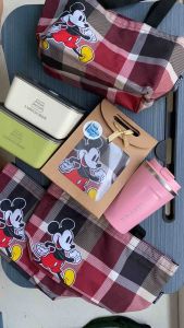 Teacher’s Day Gift - Japan Mickey Hand Carry Bag/ Bento Bag/Lunch Box Bag (SG Stock)