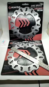 Disc Scarlet Original - Piringan Cakram Set Depan/Belakang Variasi Nmax 155 Old Nmax New Nmax Neo Turbo Diameter 230mm