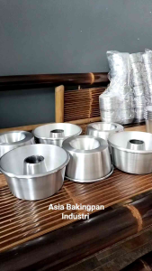 Loyang Tulban press tebal 16 cm 18 cm 20 cm / Loyang bolu Tulban untuk 4 telur / Loyang bolu bima