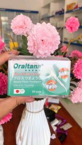 Chỉ Nha Khoa Orantana Gói 50 Chiếc Tăm Chỉ Nha Khoa Vệ Sinh Răng Miệng