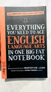 The Complete Middle School Study Guide Everything You Need to Ace English Language Arts in One Big Fat Notebook Colored Pages Learning & Education Book