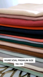 Jilbab Segiempat Voal Polos: Panduan Lengkap