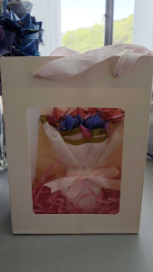 Gift Set Mini Origami Roses Bouquet