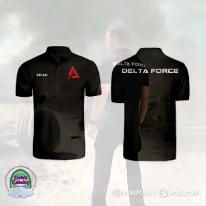 Kaos Polo Custom nama Garena Delta Force