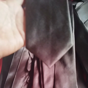 Dasi Instant Perekat Coklat Pria Wanita Lebar 8cm