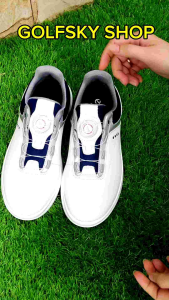 Giày golf Nam siêu nhẹ núm vặn tiện lợi thoáng khí chống thấm nước giày golf Ecco giày chơi golf cho Nam