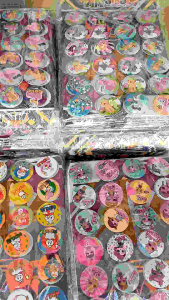 (24pcs) Pin Bros Lucu Kartun Aneka Motif BTS & Barbia