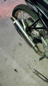 Slincer Knalpot Bulat Jenong by ELYA Racing Sarangan Full Ngebas Ulem