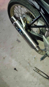 Silincer Knalpot Bulat P30 Inlet 50 Sarangan Full Ngebas Padet Fu Vixion Jupiter MX CB150R
