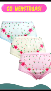 CD Celana Dalam Wanita Mirip/CD Hyget/CD Menstruasi Motif/CD Haid