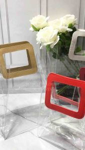 TAS JELLY BAG MIKA PVC HANDLE KULIT GOODIE BAG HAMPERS GIFT BAG KANTONG SOUVENIR ULANG TAHUN SOVENIR ULTAH PREMIUM CLEAR TRANSPARAN TEBAL HAND LEATHER