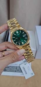 ĐỒNG HỒ NAM CHÍNH HÃNG CITIZEN NJ0152-51X Automatic Precident Tsuyosa Green Dial Sapphire Gold Case & Stainless Steel