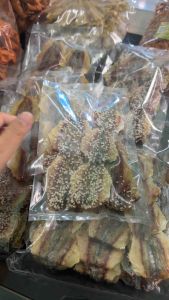 100 กรัม (1ขีด) ปลากิมสั่วข้างเหลือง ปลาหวาน #ร้านแม่แขทะเลแห้ง