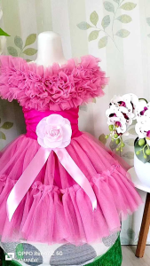 dresss party cantikkkk megar mewah bisa request warna + free bando