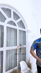 Boutique - Baju Batik Couple Pasangan Terbaru Kemeja Pria Dan Blouse Wanita Bahan Katun Premium Atasan Modern 2024