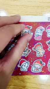 Christmas Cute Waterproof Vinyl Stickers for Tumblers Cars Planners Gift Sealing Cute and Cozy Christmas Stickers