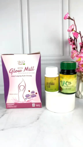 glow Mill minuman pelangsing badan dan kulit glowing