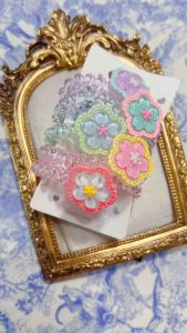 Set of hair clips ties sold by full sets for girls adults dress up