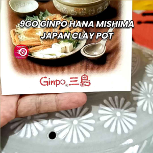 9GO GINPO HANA MISHIMA CLAY POT 4-5PAX Code2 • JAPAN SURPLUS
