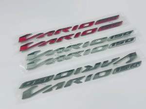 Tem nổi xi cứng xe Vario 150 đời 2018-2020 hàng loại 1 dán thay thế zin tem có sẵn keo dán