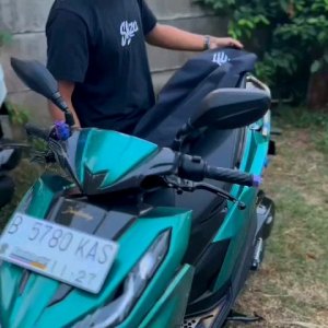 Paket Bundling Cover Jok+Kulit Jok Motor Premium Pmauto