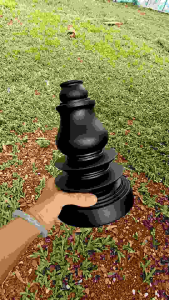 ที่ตั้งพัดยศ สีดำด้านและดำเงา ฐานกว้าง5.5นิ้วสูง7นิ้ว