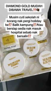 DIAMOND GOLD SKINCARE ORIGINAL HQ MASALAH KULIT JERAWAT JERAGAT PUTIH FLAWLESS