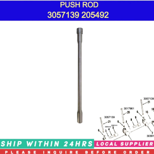 PUSH ROD 205492 3057139 [LOCAL STOCK. READY TO SHIP WITHIN 24HRS. LOCAL SUPPLIER WARRANTY] FOR DIESEL ENGINE GENERATOR CUMMINS KTA19 KTA38 KTA50 QSK19 QSK50