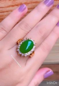 CINCIN XUPING BATU HIJAU BTL SAFHIER XUPING AKSESORIS FASHION WANITA
