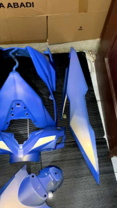 COVER FULL BODY HALUS HONDA BEAT NEW ESP ECO WARNA DOLPHIN BLUE EFFECT TAHUN 2016-2019