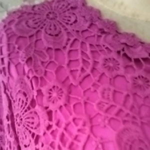 Atasan Blouse Wanita Formal Brokat Import