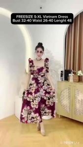 MINI BUTTERFLY SLEEVELESS MAXI DRESS T15