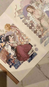 Wish washi tape full roll or by loop -/ 4 Seasons Flower