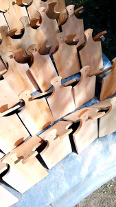 Talenan Kayu/Talenan kayu mahoni/Talenan Ganggang/Talenan multifungsi/papan potong